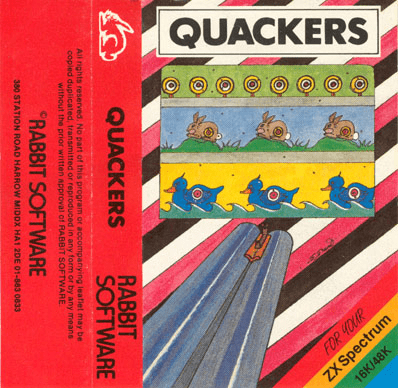 Quackers box art for ZX Spectrum